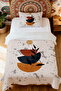100% Cotton Bohemian Geometric Half-Moon Patterned Single Pike Set - 2