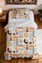 100% Cotton Nordic Dream Patterned Single Pike Set - 4