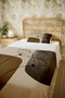100% Cotton Brown Dandelion Print Single Bedspread Set - 5