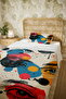 100% Cotton Charcoal Eyes Patterned Single Pique Set - 5