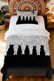 100% Cotton Bohemian Cat Brothers Patterned Single Pique Set - 2