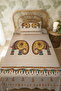 100% Cotton Ethnic Double Elephant Patterned Single Pike Set - 3