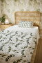 100% Cotton Eucalyptus Shade Patterned Single Pike Set - 5