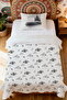 100% Cotton Foggy Mountains Patterned Single Pike Set - 2