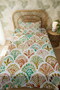 100% Cotton Ethnic Seashells Patterned Single Pike Set - 3