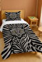 100% Cotton Retro Tiger Patterned Single Bedspread Set