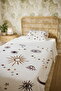 100% Cotton Ethnic Eye and Motifs Patterned Single Pike Set - 5
