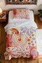 100% Cotton Good Vibes Only Patterned Single Pique Set - 4
