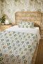 100% Cotton Sultan Flowers Patterned Single Pike Set - 5