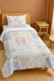100% Cotton Patch Botanical Patterned Single Pike Set