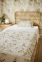 100% Cotton Pastel Country Patterned Single Pique Set - 5