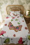 100% Cotton Peaceful Butterfly Cycle Patterned Single Pique Set - 3