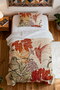 100% Cotton Bohemian Bush Birds Patterned Single Pike Set - 4