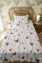 100% Cotton Spiritual Butterfly Dance Patterned Single Pike Set - 3