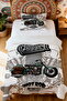 100% Cotton Chopper Legend Patterned Twin Bedspread Set - 2
