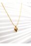 Gold Heart Necklace – Elegant Snake Chain, Stylish and Timeless Design - 3