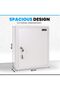 RB80SK 80-Key Metal Wall-Mounted Key Cabinet RB80SK (White) - 3