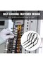 HAVE ME TD Black Zip Cable Ties, 400 Pack Assorted Sizes 4+6+8+12 Inch, Nylon, Self-Locking - 6