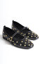 Troklu Women's Ballet Flats Black Patent Leather