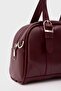 Peggy Oval Crossbody Bag Burgundy - 5