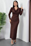 Degaje Collar Long Sleeve Stone Dress 2025-4383 - 6