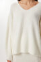 Wool Blend Sweater Skirt Knit Set LKİ0039 ECRU - 5
