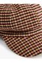 Houndstooth Patterned Cap Hat - 4