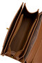 Tan Suede Women's Shoulder Bag with Adjustable Detachable Strap and Lock Closure 05Po25Y1362-9 - 7