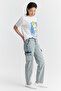 Women's Cargo Pocket Pack High Waist Straight Leg Pants - 2