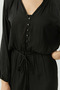 Women's Slim Satin Look Jumpsuit - 8