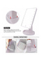 مرآة مكياج LED رمادية 27 × 17 سم - 4