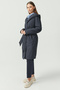 Women's Hooded Long Coat - 3