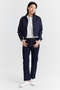 Women's Sleeve Striped Detail Parachute Fabric Thin Short Coat - 7