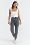 Women's High-Waisted Stone Printed Jeans Pants