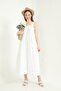 White Strap Pocket Dress