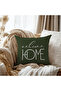 Home Pattern Velvet Cushion Cover 43X43 cm Double Sided Printed Zippers