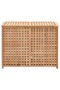 Laundry Bin 87.5x46x67 cm Solid Walnut Wood - 2