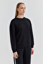 Women's Striped Detail Sweat Top - 3