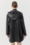 Women's Leather Trench Coat - 6
