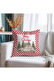 Mery Christmas Pattern Velvet Cushion Cover 43X43 cm Double Sided Printed Zippers - 5