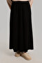 Knitwear Pleated Skirt - Black