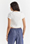 Women's Stone Detailed Short Blouse - 8