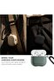 Active Case for AirPods 4 (ANC) - Silky Silicone Case with Clip, Slate Green - 4