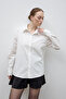White Classic Cut Cotton Alba Shirt - 8