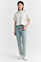 Women's High Waist Raw Hem Jeans - 6