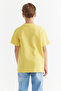 Men's Waffle Fabric T-Shirt with Letter Print Detail - 4