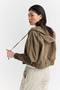 Women's Hooded Slim Coat - 5