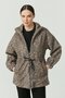 Women's Zebra Patterned Coat - 7