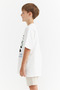 Boy's T-Shirt with Print Detail - 3