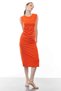 Sleeveless Draped Dress - 4